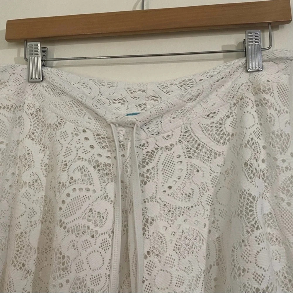 Letarte Women's Cape Cod Lace Pants Large Handmade Wide Leg Cover Up USA - Picture 4 of 10